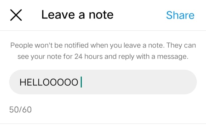  Leave a Note on Instagram