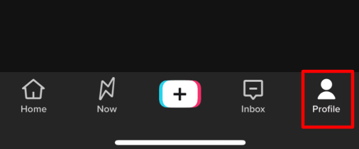 Tap on your profile in the bottom right of your screen