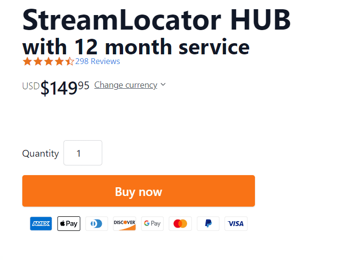 Stream Locater HUB