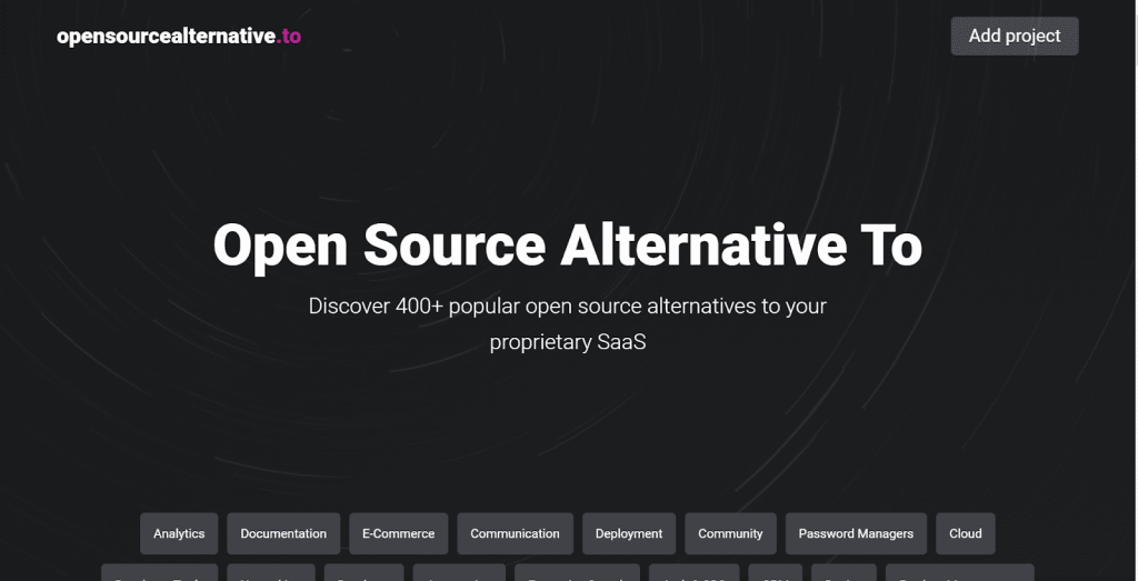 Open Source Alternative To