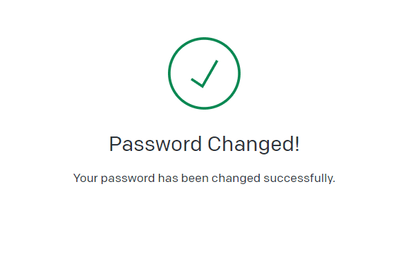 check your password