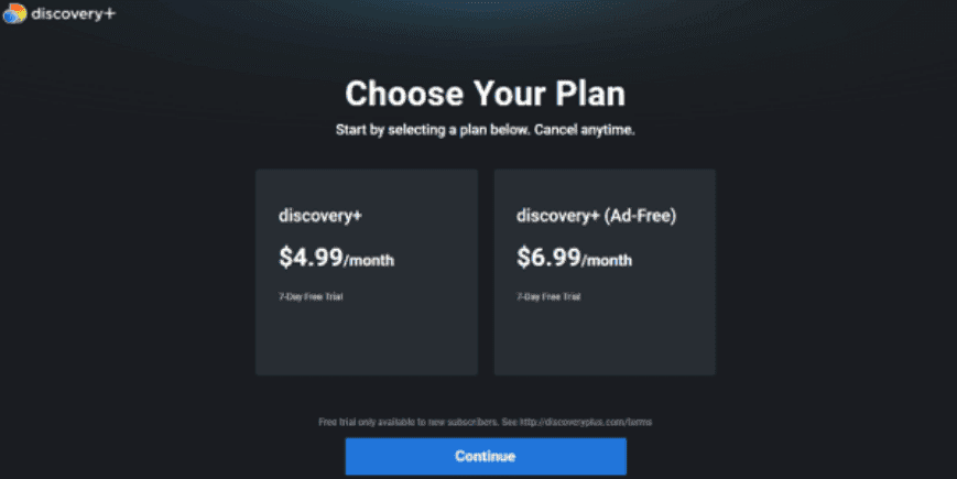 subscription plan.