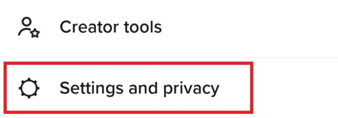 tap on Settings & Privacy.