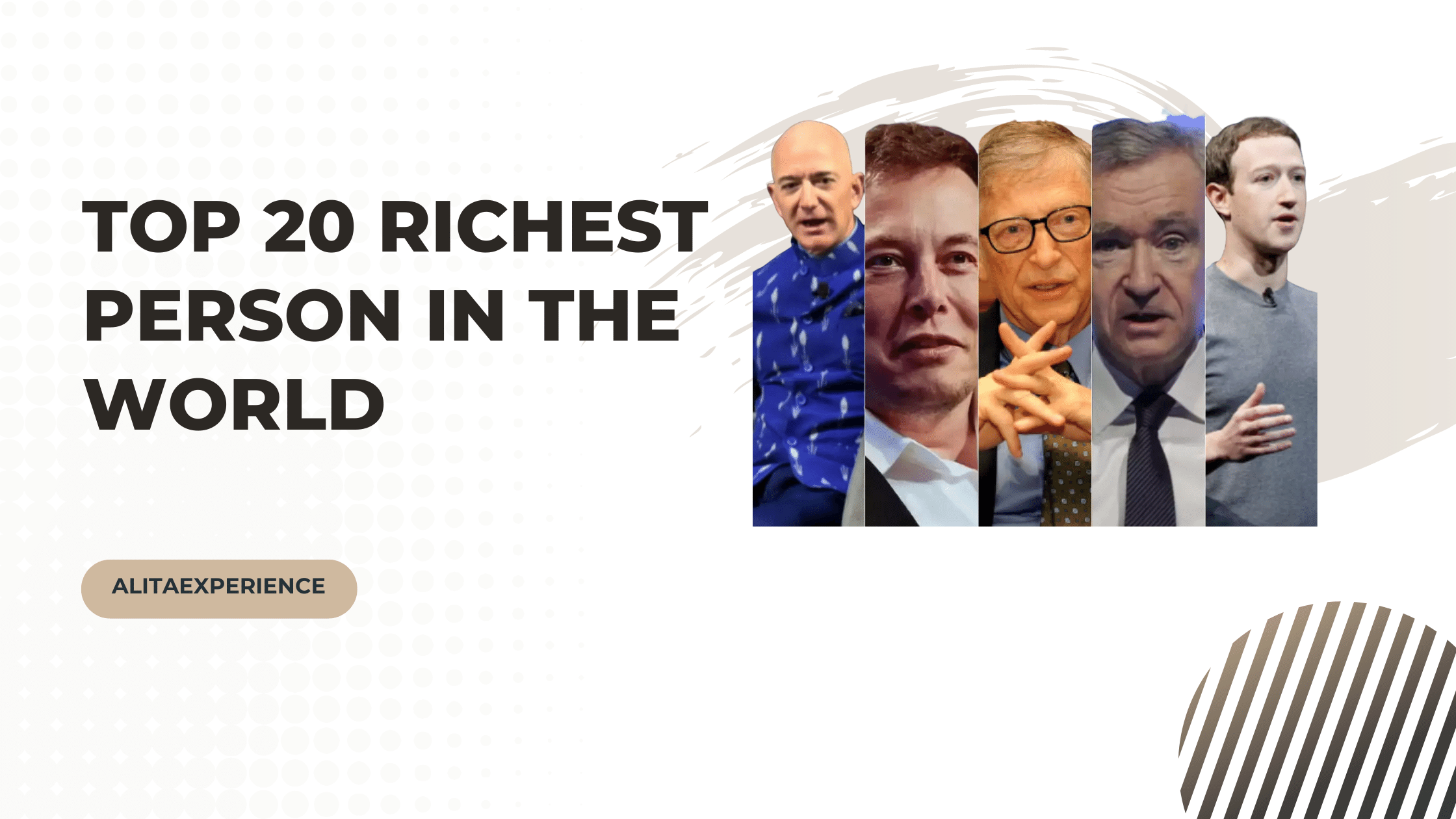 Top 20 Richest Person In The World AlitaExperience 