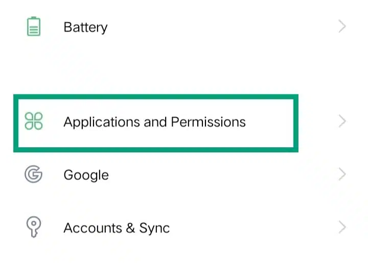 Application And permissions