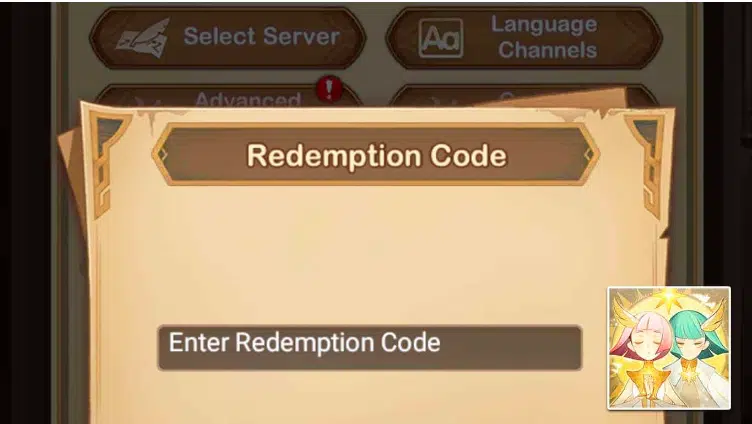 Enter Redemption Code